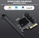 Плата розширення 6 SATA 3,0 7-контактний роз'єм для PCI Express 4X PCI-E X4 Контролер Riser мапа ASM1166 6 Гбіт/с K1-000296 фото 7
