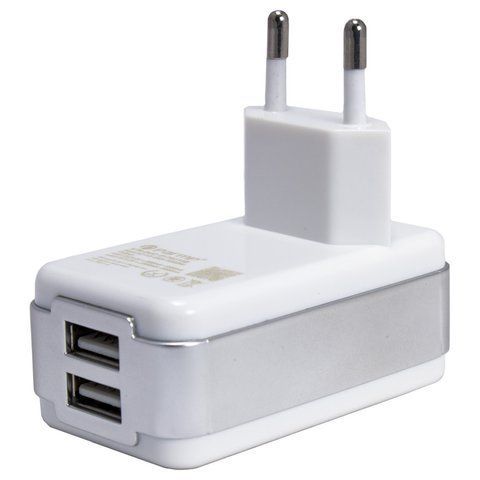 Home Charger 3.0A 2U Micro Cable (1m) Parmp (DUC-0178210W) White К2-000068450 фото