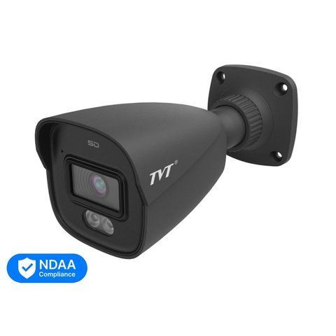IP-відеокамера 4Mp TVT TD-9441S4L-A(D/PE/AW2) Black f=2.8mm, ІЧ+LED-підсвічування, з мікрофоном K3-77-00478 фото