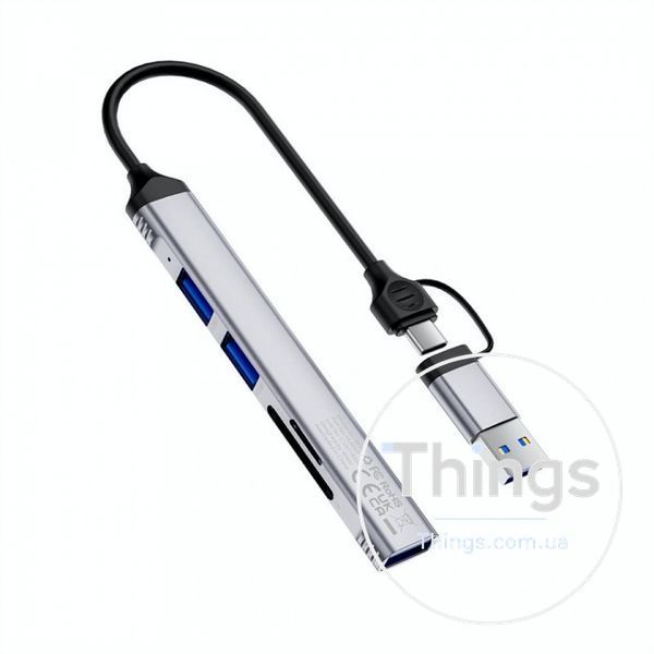 HUB USB C 5 in 1 &mdash; WiWU ZOLO Wi-HB003 К2-000081379 фото