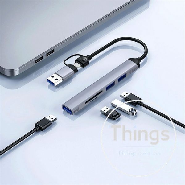 HUB USB C 5 in 1 &mdash; WiWU ZOLO Wi-HB003 К2-000081379 фото