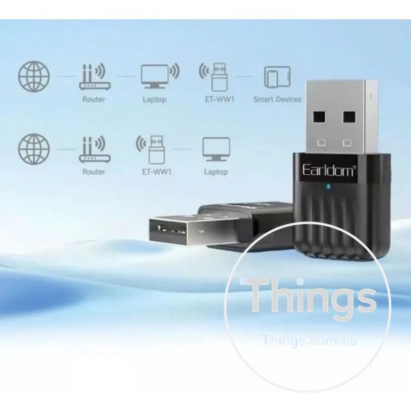 USB WiFi Wireless Adapter &mdash; Earldom ET-WF01 К2-000080981 фото