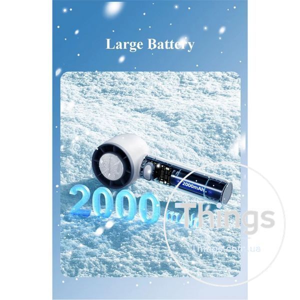 Портативный мини вентилятор L-01 -2000 mAh &mdash; White К2-000081282 фото