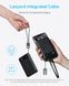 Портативный павербанк Power Bank Anker A1257 10000 mAh 22,5W USB-A USB-C Black со встроенным кабелем USB-C и шнурком K1-000607 фото 4