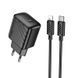 Мережевий Зарядний Пристрій Hoco CS24A 1USB-C PD/QC 25W+Type-C to Lightning Од1-00045261 фото 1