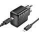 Мережевий Зарядний Пристрій Hoco CS24A 1USB-C PD/QC 25W+Type-C to Lightning Од1-00045261 фото 5