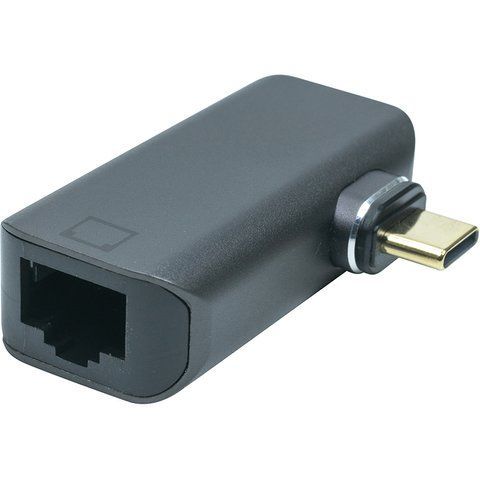 Адаптер PowerPlant USB Type-C - RJ-45, 100/1000Mb CA914296 фото