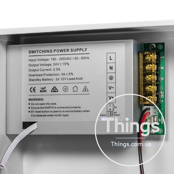 Джерело безперебійного живлення Kraft PSU-2425LED 24V K3-41-00042 фото