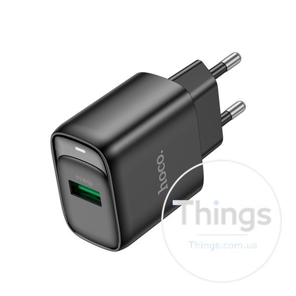 Мережевий Зарядний Пристрій Hoco C140A 1USB QC 18W Од1-00045692 фото