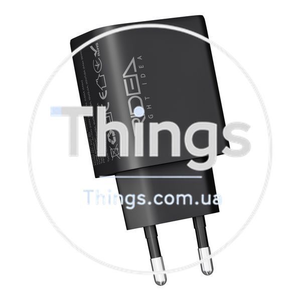 Мережевий Зарядний Пристрій Ridea RW-36120 Turbo Pro 2USB-C QC/PD 36W Од1-00046171 фото