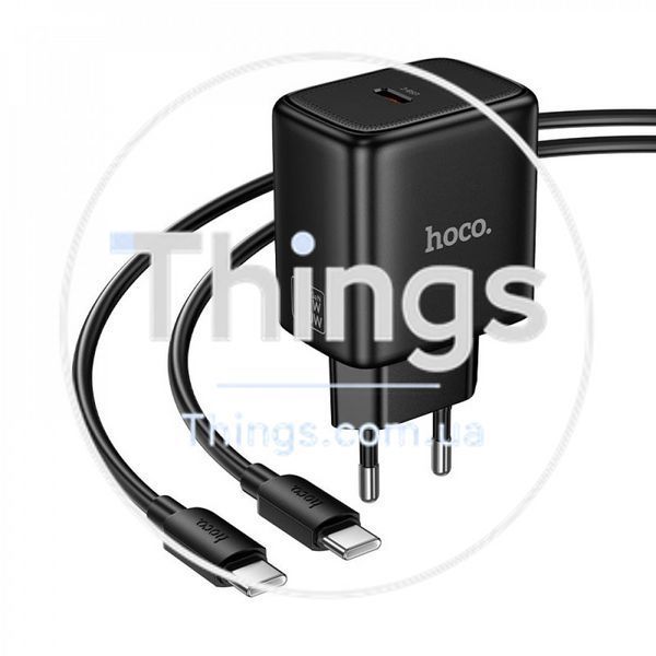 Home Charger | 40W | PD | C to C Cable (1m) &mdash; Hoco N83 &mdash; Black K2-000083525 фото