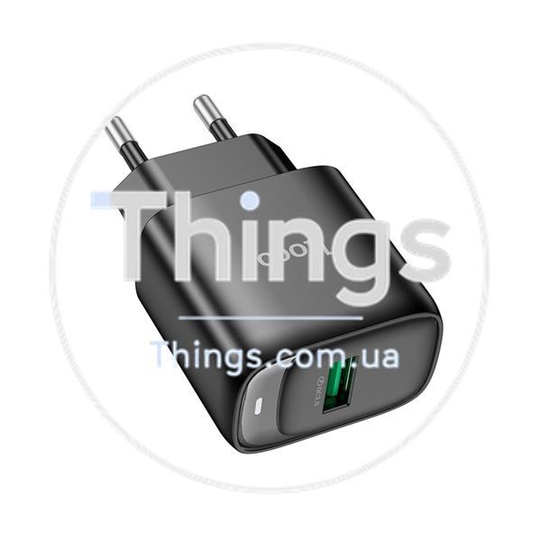 Мережевий Зарядний Пристрій Hoco C140A 1USB QC 18W Од1-00045692 фото