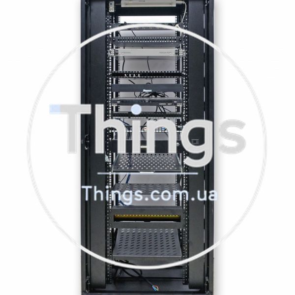 Боковой организатор кабеля с крышкой, для шкафов MGSE 45U, черный CM-2031 фото
