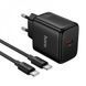 Home Charger | 40W | PD | C to C Cable (1m) &mdash; Hoco N83 &mdash; Black K2-000083525 фото 1