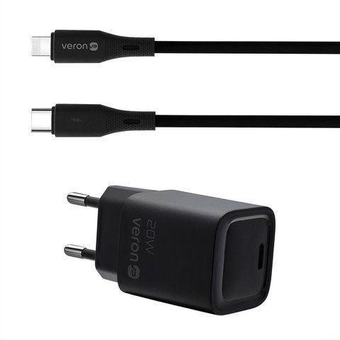 Home Charger | 20W PD | Type C To Lightning Cable (1m) &mdash; Veron TC-099 К2-000080386 фото