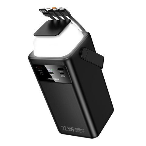 Універсальна Мобільна Батарея Power Bank Borofone BJ65B High 22.5W+PD20W+four-cables 80000mAh Од1-00047343 фото