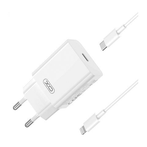 Мережевий Зарядний Пристрій XO L126 1USB-C PD/QC 20W+Type-C to Lightning Од1-00043727 фото