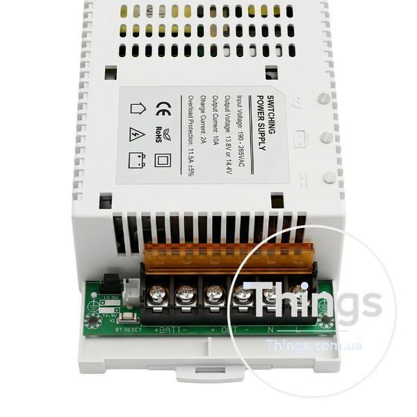 Плата ДБЖ Trinix PSU-1210LED(BOARD) LiFePO4 з кріпленням на DIN-рейку K3-41-00061 фото