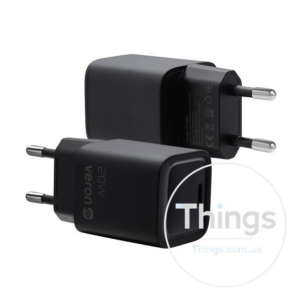 Home Charger | 20W PD | Type C To Lightning Cable (1m) &mdash; Veron TC-099 К2-000080386 фото