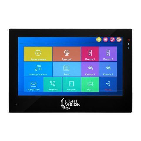 Відеодомофон 7" WiFi Tuya Light Vision SINGAPORE FHD Black K3-82-00231 фото