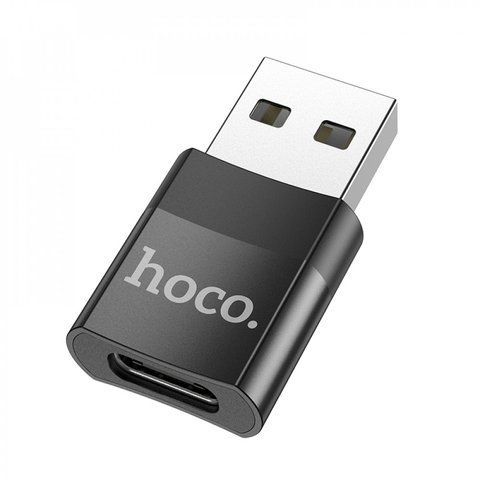 Adapter USB A To USB C Hoco UA17 &mdash; Black K2-000078148 фото