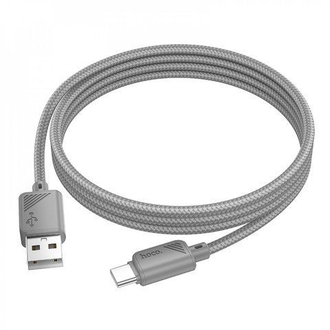 Кабель USB C 2.4A (1m) Hoco X113 &mdash; Gray K2-000080710 фото