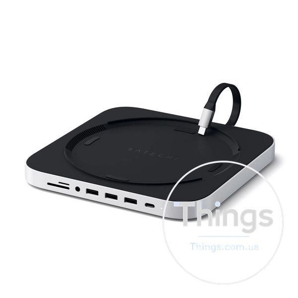 Алюмінієва підставка, Хаб, Док-станція, концентратор для Mac mini M2/M1 Satechi Stand&Hub Док-станція для Mac Studio K1-000542 фото