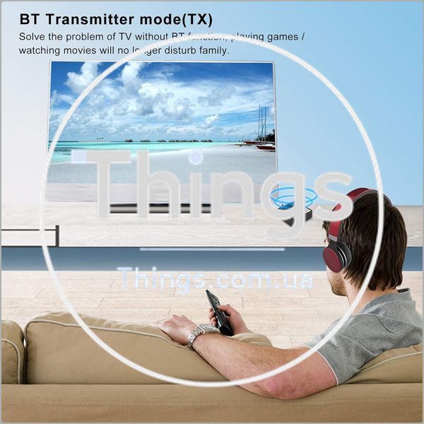 Аудио передатчик / приемник 2-в-1 Bluetooth 5.0 Sunydog ZF-380 - AUX и оптический адаптер для ТВ, ПК и колонок, черный K1-000804 фото