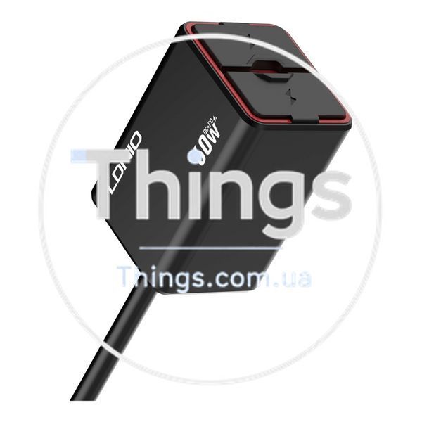 Авто-Мото Інвертор LDNIO C108 1USB/1USB-C 60W+Type-C to Type-C Од1-00046927 фото