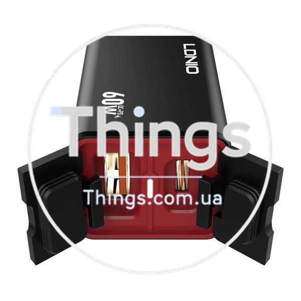 Авто-Мото Інвертор LDNIO C108 1USB/1USB-C 60W+Type-C to Type-C Од1-00046927 фото