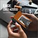 Гаманець Yositochuan E-Ink 1.5" з Find My та RFID-захистом, алюмінієвий, до 12 карт, оранжевий K1-000827 фото 5