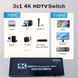 Перемикач-Розгалужувач Q1-A1 4K120 Hz 3in 1out з Пультом, 3-портовий, з алюмінієвого сплаву, підтримка HDR 10 Vision/AVMOS K1-000712 фото 5
