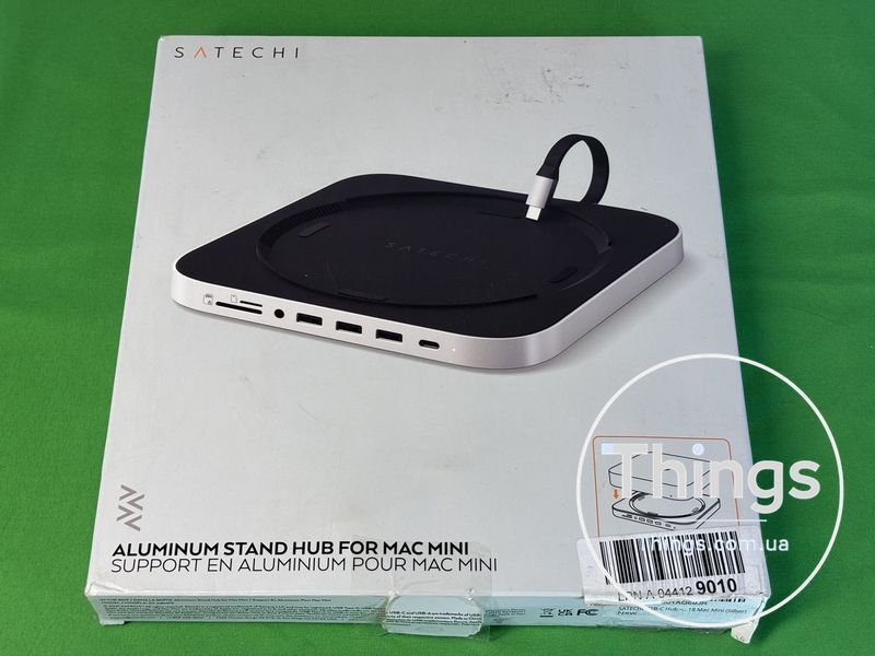 Алюмінієва підставка, Хаб, Док-станція, концентратор для Mac mini M2/M1 Satechi Stand&Hub Док-станція для Mac Studio K1-000542 фото