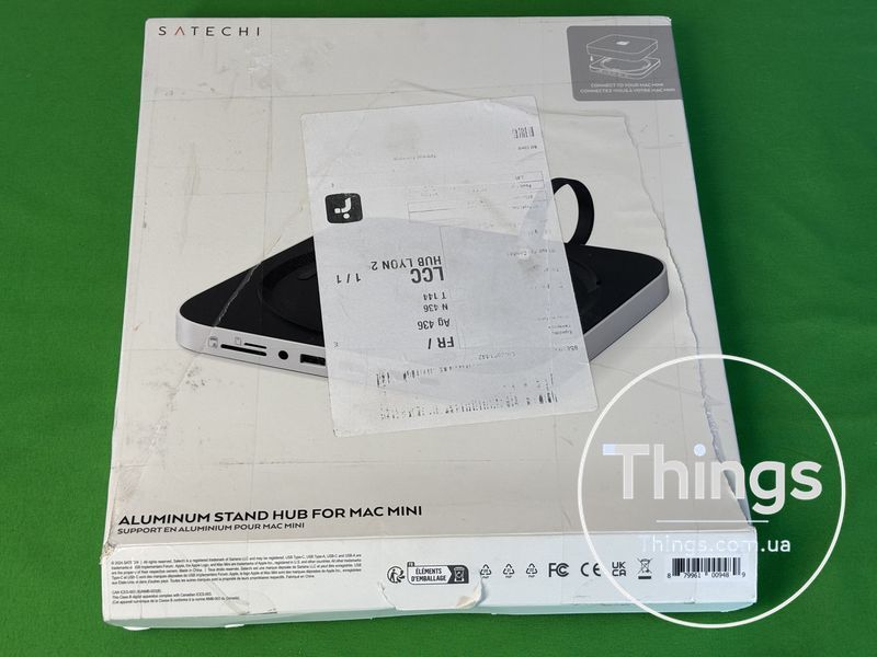 Алюмінієва підставка, Хаб, Док-станція, концентратор для Mac mini M2/M1 Satechi Stand&Hub Док-станція для Mac Studio K1-000542 фото