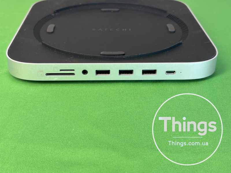 Алюмінієва підставка, Хаб, Док-станція, концентратор для Mac mini M2/M1 Satechi Stand&Hub Док-станція для Mac Studio K1-000542 фото