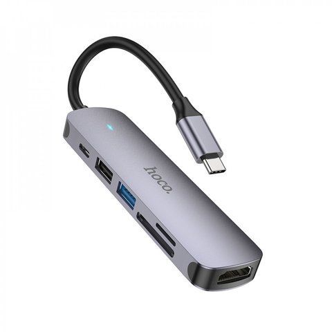 HUB USB C To HDTV ; PD ; 3USB &mdash; Hoco HB28 К2-000081091 фото