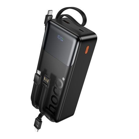 Універсальна Мобільна Батарея Power Bank Hoco J156B Founder 22.5W+PD20W fully compatible power bank with four cables 30000mAh Од1-00048634 фото