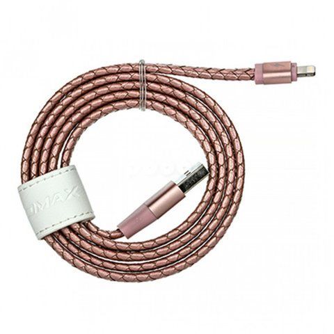 Кабель Lightning 2.4A (1m) Momax DL2 &mdash; Rose Gold K2-000042036 фото