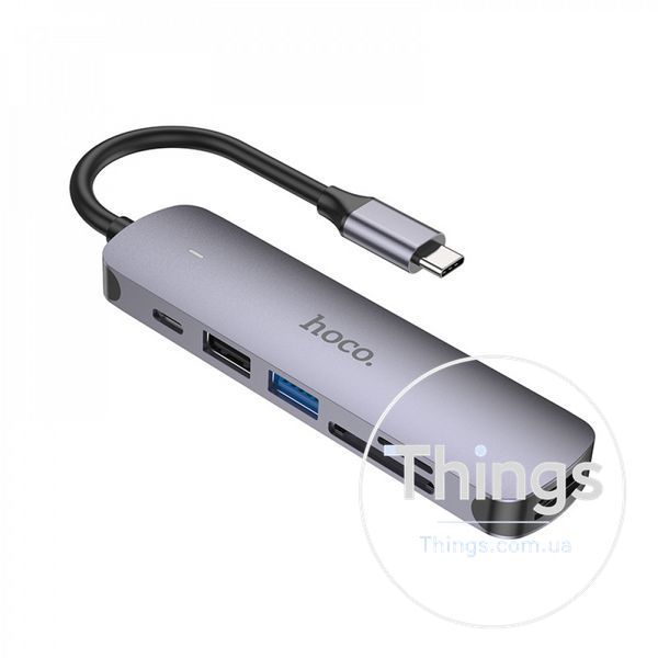 HUB USB C To HDTV ; PD ; 3USB &mdash; Hoco HB28 К2-000081091 фото