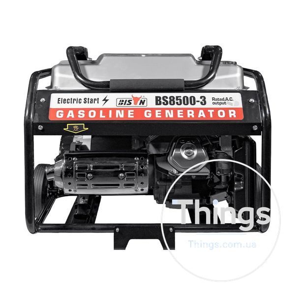 Генератор бензиновий трифазний 6 кВт Bison BS8500-3 K3-41-00408 фото