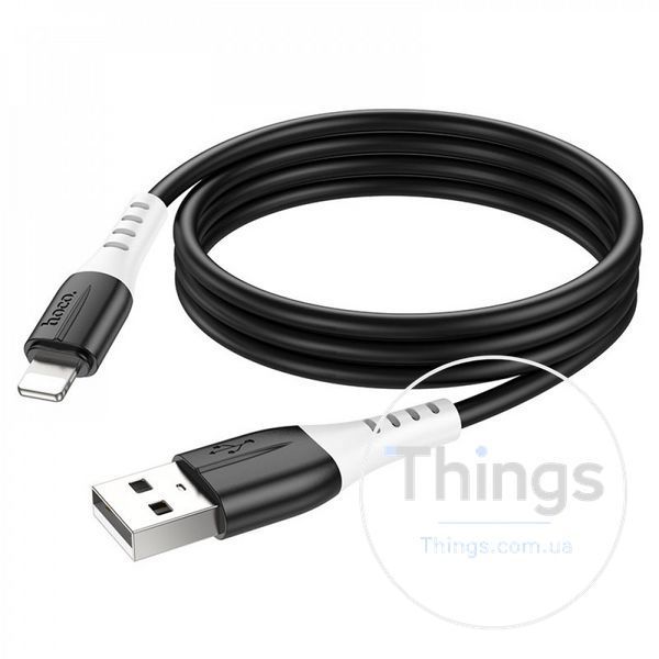 Кабель Lightning 2.4A (1m) Hoco X82 silicone &mdash; White К2-000072299 фото