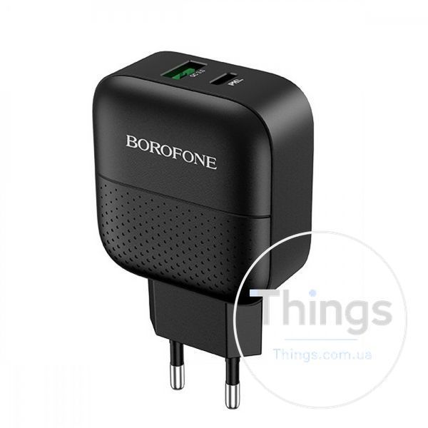Home Charger 20W PD QC3.0 Borofone BA46A &mdash; White К2-000072724 фото