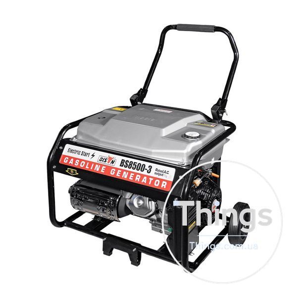 Генератор бензиновий трифазний 6 кВт Bison BS8500-3 K3-41-00408 фото