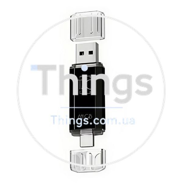 USB Flash Drive 3.0 T&G 64gb USB/Type C 009 Од1-00045924 фото