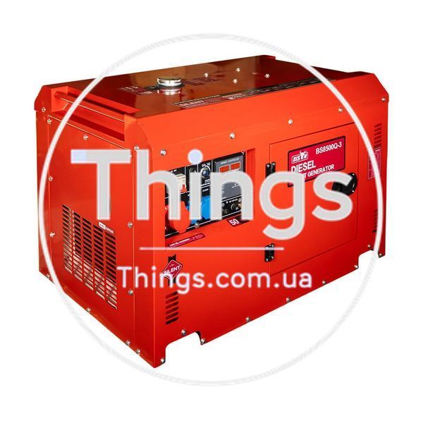 Генератор дизельний трифазний 6 кВт Bison BS8500Q-3 K3-41-00413 фото