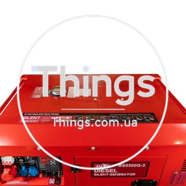 Генератор дизельний трифазний 6 кВт Bison BS8500Q-3 K3-41-00413 фото