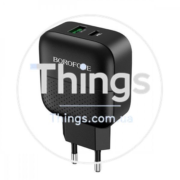 Home Charger 20W PD QC3.0 Borofone BA46A &mdash; White К2-000072724 фото