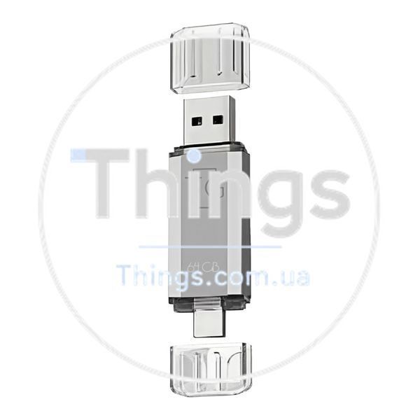 USB Flash Drive 3.0 T&G 64gb USB/Type C 009 Од1-00045924 фото