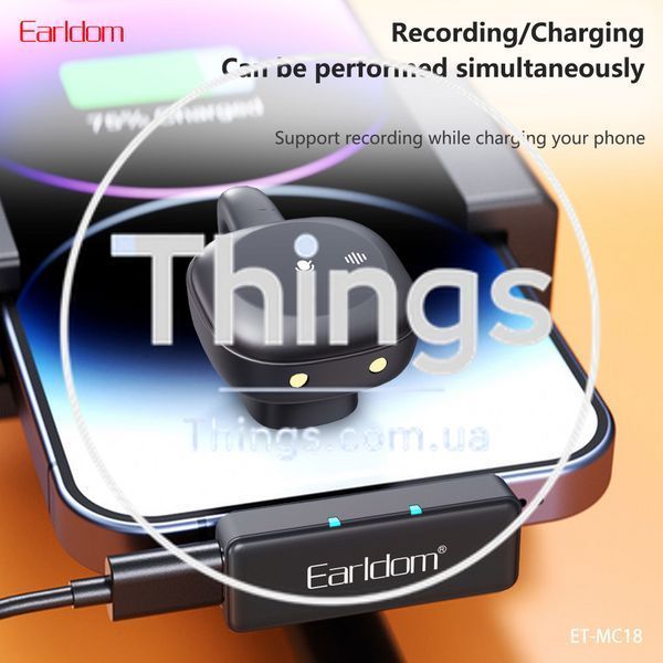 Беспроводной микрофон для телефона Earldom ET-MC18 K2-000083403 фото