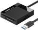 Кардридер UGREEN (30333) USB 3.0 4-в-1 - SD / microSD (TF) / CF / MS, до 5 Гбит/с, черный K1-000792 фото 1